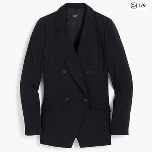 NWT J.Crew Double-Breasted Blazer in Japanese Weave | Size 0P ✨